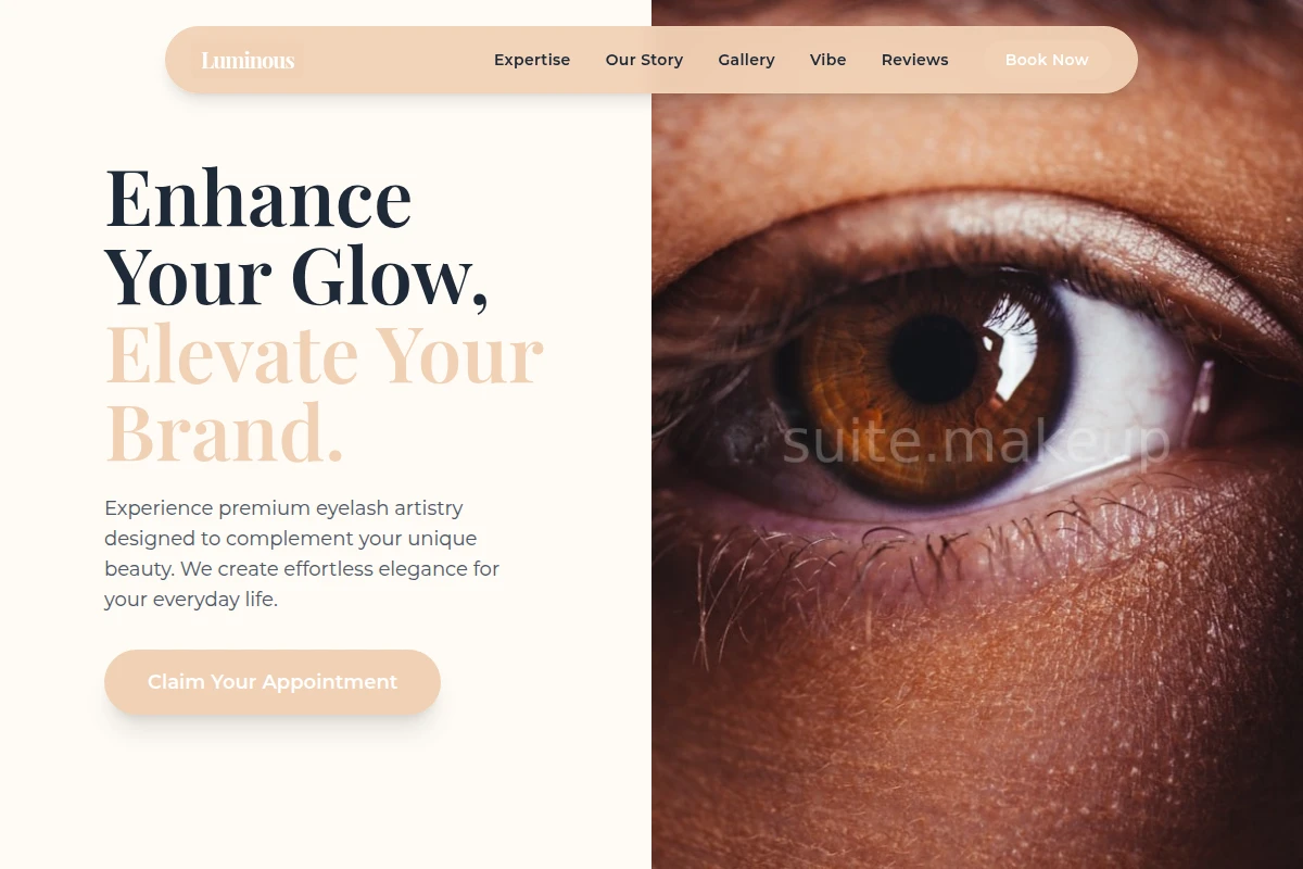 Luminous Eyelashes